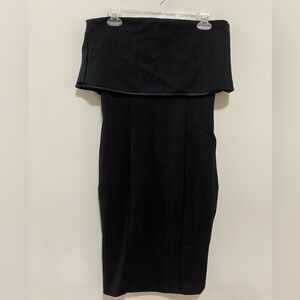 Lavish Alice black strapless body-con dress
